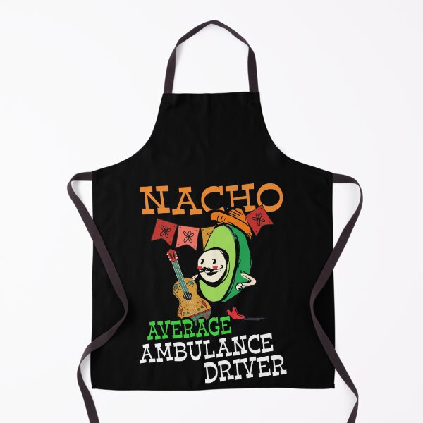 Item preview, Funny Avocado Sombrero Fiesta Nacho Average Ambulance Driver design designed and sold by Merchking1.