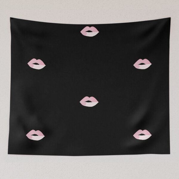Item preview, Impresión de labios de pestañas designed and sold by BrianMoren8435.
