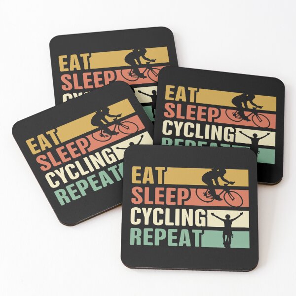 Item preview, Eat Sleep Cycling Repeat designed and sold by ChenTrevino.