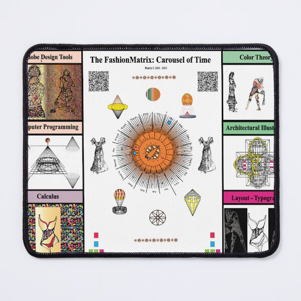 Item preview, The FashionMatrix: Carousel of Time I, Spring 2022, From TeresaTown at Redbubble designed and sold by Mark Stansberry.