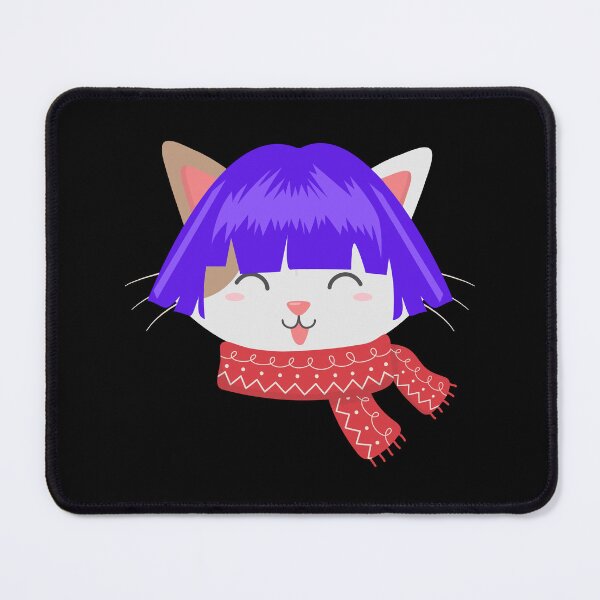 Item preview, Cat with Wig , funny hairless cat in a purple hair designed and sold by Magicalair.