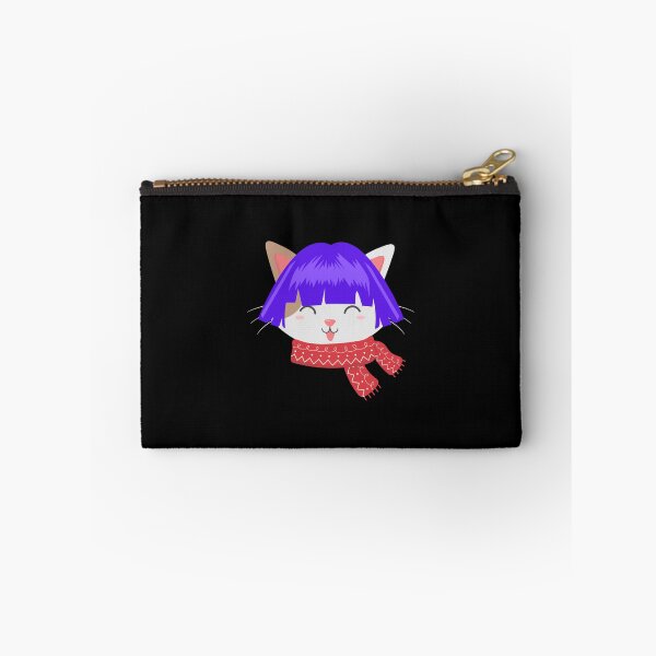 Item preview, Cat with Wig , funny hairless cat in a purple hair designed and sold by Magicalair.
