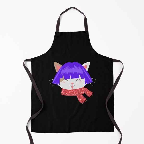 Item preview, Cat with Wig , funny hairless cat in a purple hair designed and sold by Magicalair.