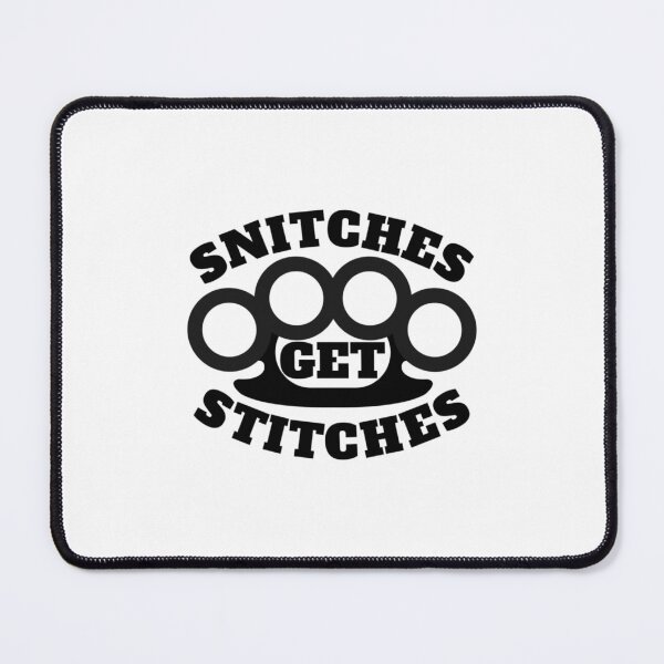 Item preview, Snitches Get Stitches Funny Meme Boxer Fight Club Humorous Snitching designed and sold by VinhBietTULE.