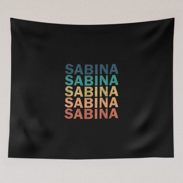 Item preview, Sabina Name T Shirt - Sabina Vintage Retro Name Gift Item Tee designed and sold by rolandchel.