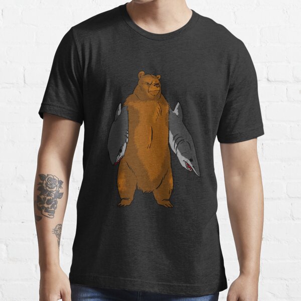 Bear with Shark Arms! - Large Essential T-Shirt