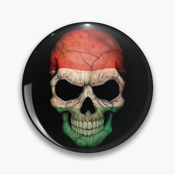 Item preview, Hungarian Flag Skull designed and sold by JeffBartels.