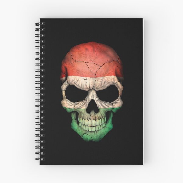Item preview, Hungarian Flag Skull designed and sold by JeffBartels.