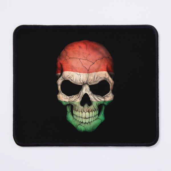 Item preview, Hungarian Flag Skull designed and sold by JeffBartels.