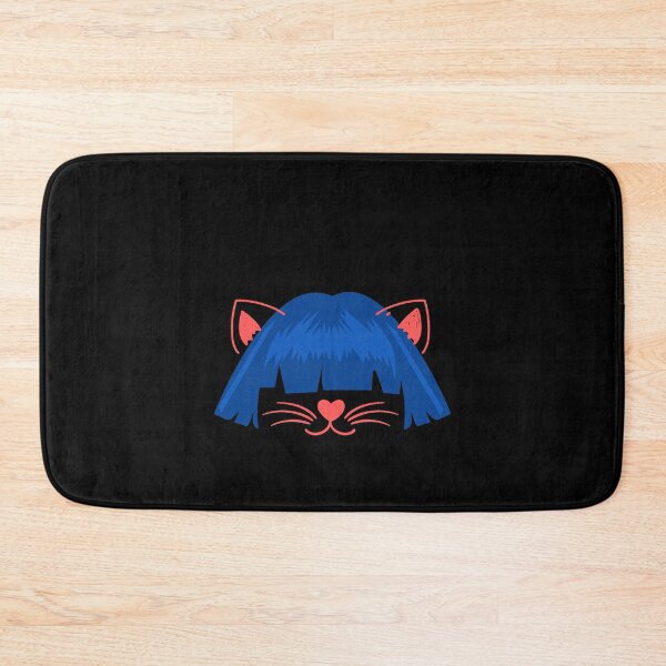 Item preview, Cat with Wig , funny cat in a blue hair designed and sold by Magicalair.