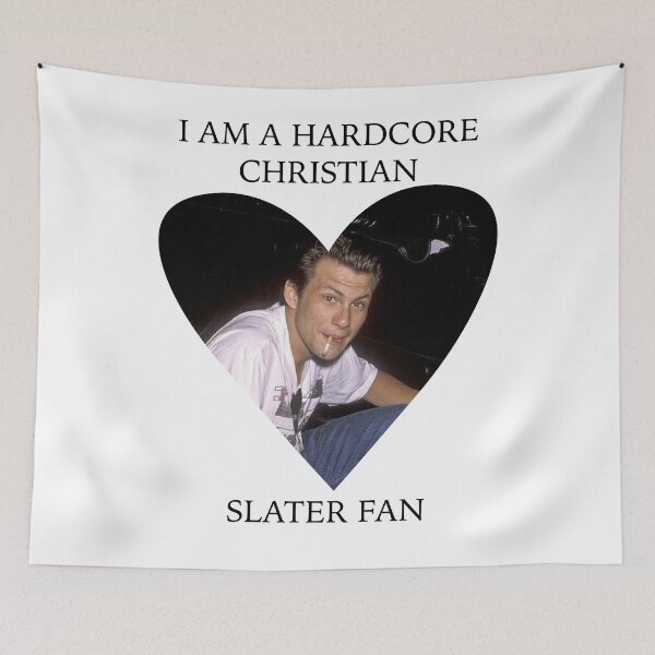Item preview, I Am A Hardcore Christian Slater Fan designed and sold by iluvkatemoss.