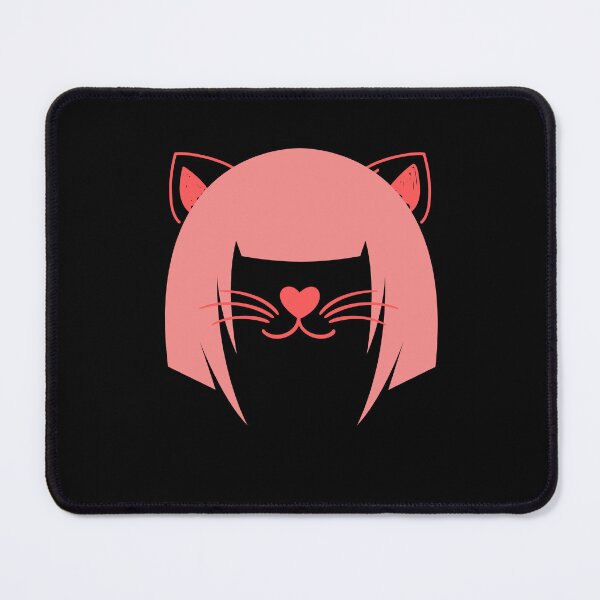 Item preview, Cat with Wig , funny hairless cat in a pink hair designed and sold by Magicalair.