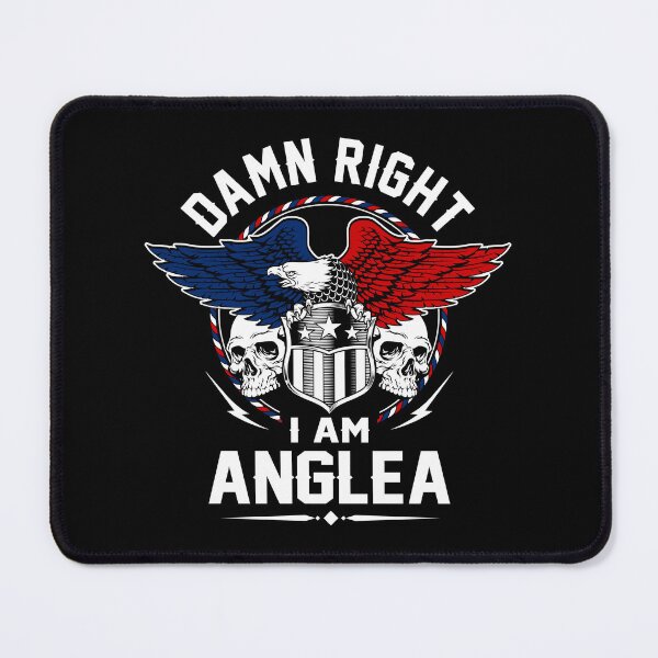 Item preview, Anglea Name T Shirt - Damn Right I Am Anglea Gift Item Tee designed and sold by wardorion9.