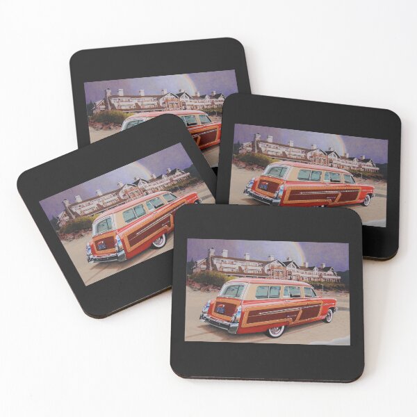 Item preview, 1953 Mercury Monterey Woody Wagon out in front of The Ocean Lodge in Cannon Beach, Oregon designed and sold by Brian Roland.