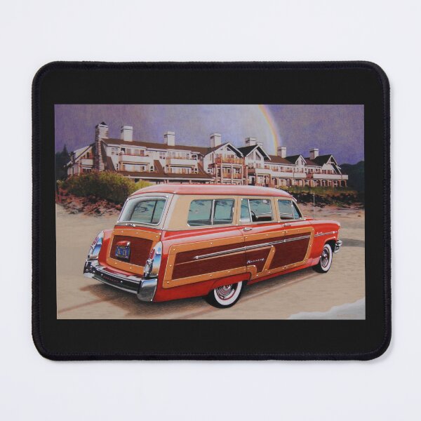 Item preview, 1953 Mercury Monterey Woody Wagon out in front of The Ocean Lodge in Cannon Beach, Oregon designed and sold by Brian Roland.