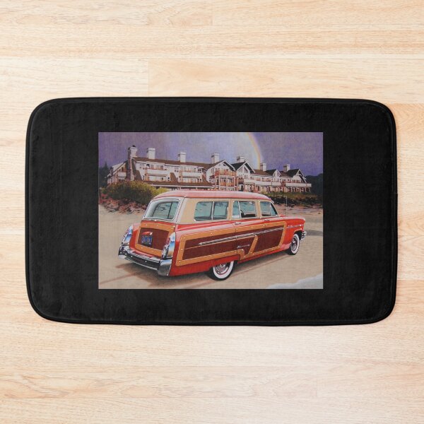 Item preview, 1953 Mercury Monterey Woody Wagon out in front of The Ocean Lodge in Cannon Beach, Oregon designed and sold by Brian Roland.
