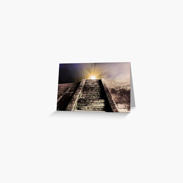 Step into the light Greeting Card
