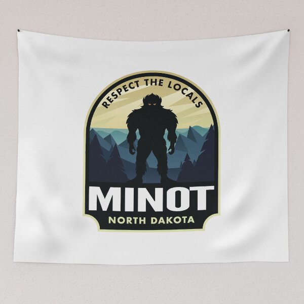 Item preview, Minot North Dakota Bigfoot Sasquatch designed and sold by HalpinDesign.