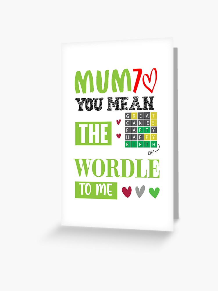 You Mean the Wordle to Me Mug, Funny Wordle Mug, Wordle Gift, Wordle Lover  Gift, Wordle Birthday Gift, Wordle Puzzle Mug, Wordle Coaster 