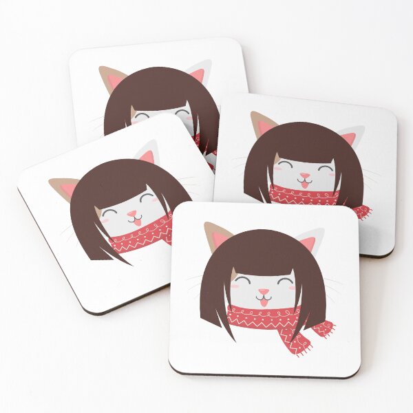 Item preview, Cat with Wig , funny cat in a brown hair designed and sold by Magicalair.