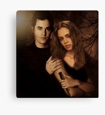 Xander Harris and Faith Lehane - Buffy the Vampire Slayer Canvas Print