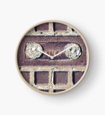 Old school vintage cassette lookalike stone Clock