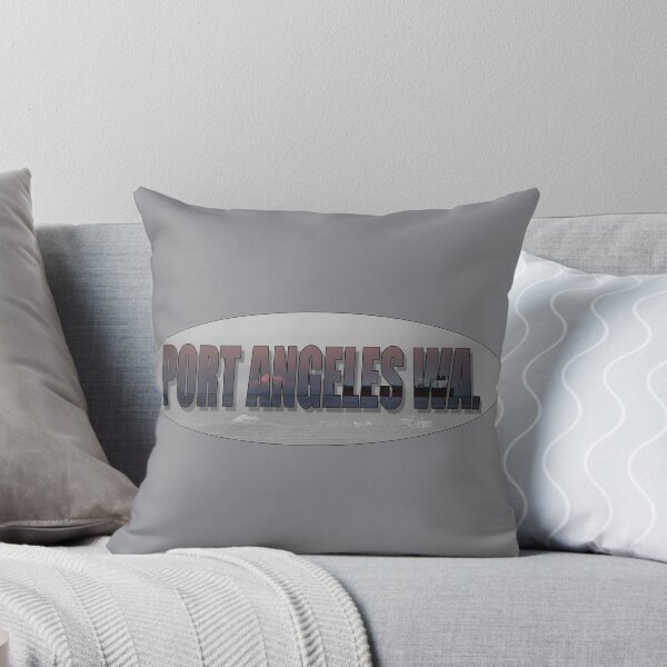 Item preview, Black and White background Sunset over Port Angeles WA. and Mt. Baker designed and sold by Jason Mosley.