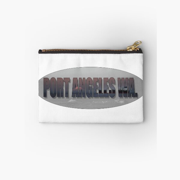 Item preview, Black and White background Sunset over Port Angeles WA. and Mt. Baker designed and sold by Jason Mosley.