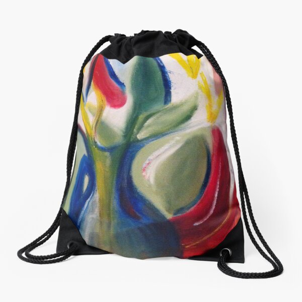 Flowers in Jug (Oils - 32 x 28cm) Drawstring Bag