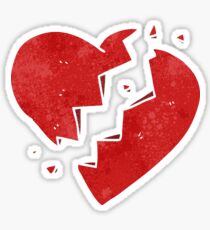 Broken Heart: Stickers | Redbubble