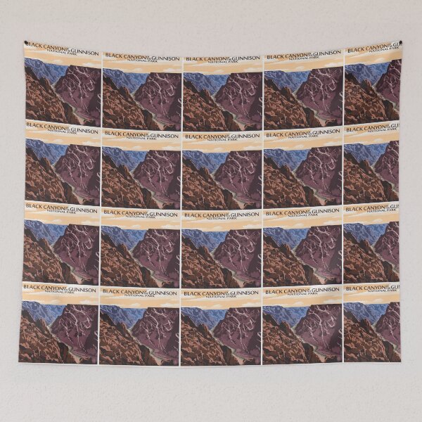 Item preview, Black Canyon of the Gunnison National Park Colorado Vintage Decal designed and sold by MeLikeyTees.