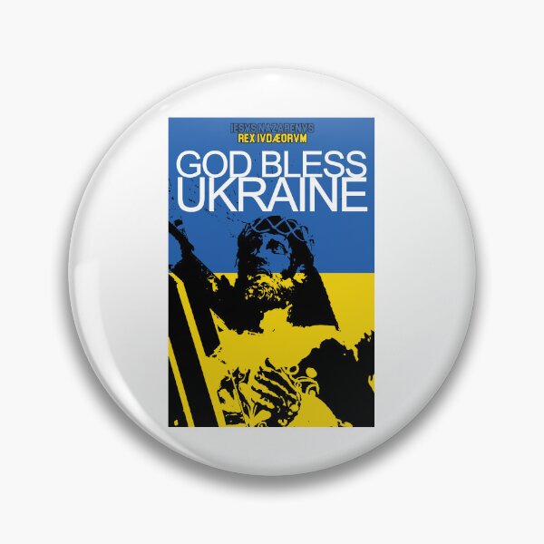 Item preview, GOD BLESS UKRAINE WITH JESUS CHRIST designed and sold by Obedience Exalted Merchandize.
