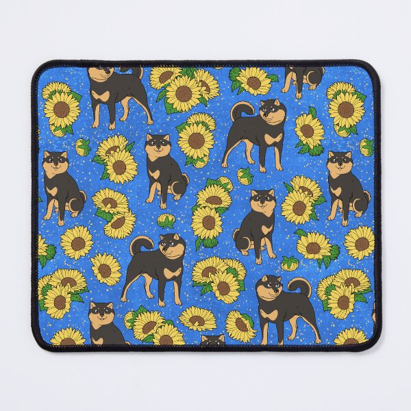 Item preview, Full Body Black and Tan Hokkaido and Himawari Sunflowers Pattern (All-Over Print) designed and sold by HokkaidoHANA.