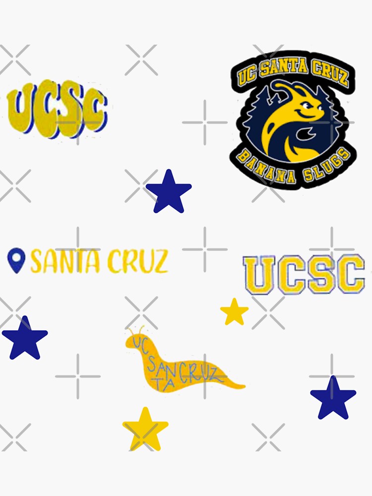 BESTSELLING UC Santa Cruz UCSC Student Sticker Magnet Value Pack