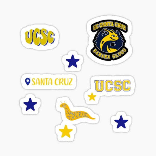 BESTSELLING UC Santa Cruz UCSC Student Sticker Magnet Value Pack