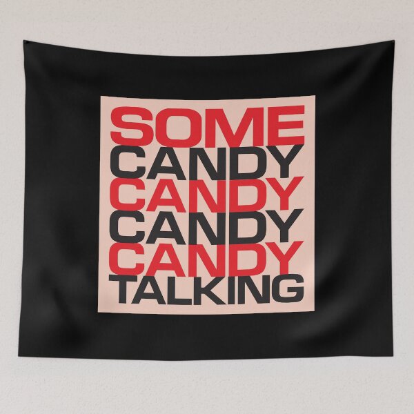 Item preview,  JAMC  Some candy talking typograph Sticker designed and sold by Glendany567.
