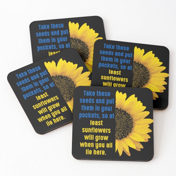 Item preview,  Ukrainian Sunflower-Take These Seeds And Put Them In Your Pockets designed and sold by emilypigou.