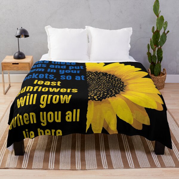 Item preview, Ukrainian Sunflower-Take These Seeds And Put Them In Your Pockets designed and sold by emilypigou.