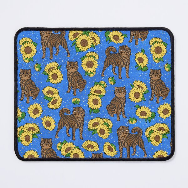 Item preview, Full Body Brindle Hokkaido and Himawari Sunflowers Pattern (All-Over Print) designed and sold by HokkaidoHANA.