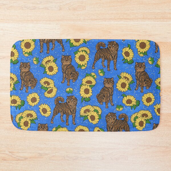 Item preview, Full Body Brindle Hokkaido and Himawari Sunflowers Pattern (All-Over Print) designed and sold by HokkaidoHANA.