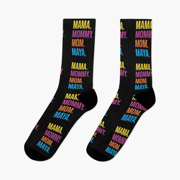 Item preview, Mama Mommy Mom Mary, Yellow Pink Orange Blue designed and sold by artfulnotebook.
