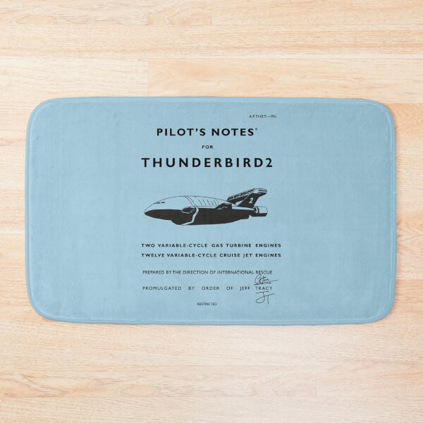 Item preview, Pilot&x27;s Notes for Thunderbird 2 Classic T-Shirt designed and sold by OguzhanYazici.