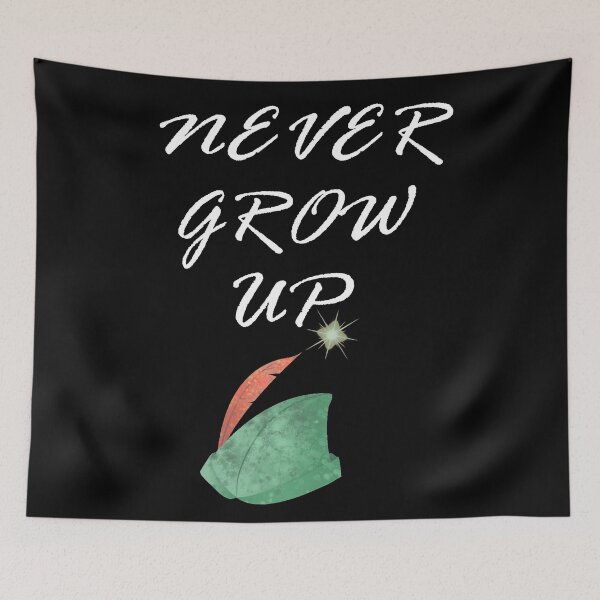 Item preview, Never Grow Up designed and sold by maryedenoa.