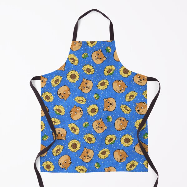 Item preview, Red Hokkaido Faces and Himawari Sunflowers Pattern (All-Over Print) designed and sold by HokkaidoHANA.