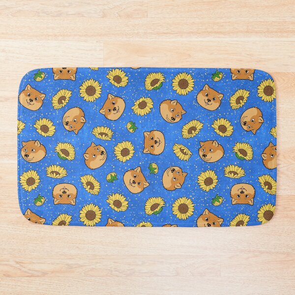 Item preview, Red Hokkaido Faces and Himawari Sunflowers Pattern (All-Over Print) designed and sold by HokkaidoHANA.
