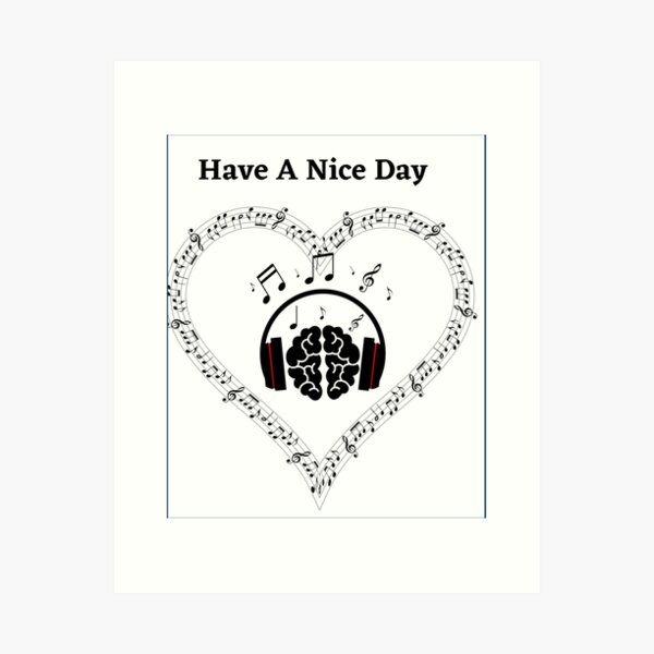 Have A Nice Day Lyrics Print Stereophonics Inspired Music 