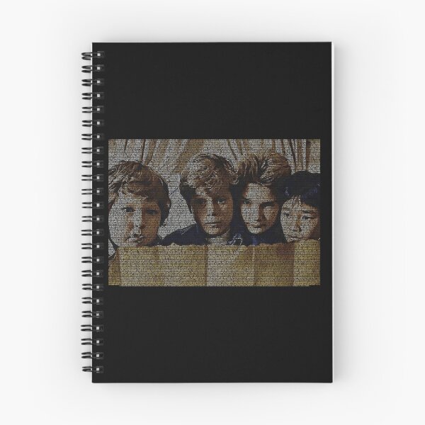 Item preview, Script  Text Portrait of Mikey, Chunk, Mouth and Data with full script of the movie The Goonies. Pos designed and sold by huftyfnruppe.