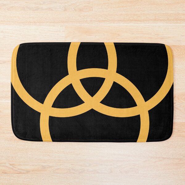 Item preview, yellow three circles designed and sold by Cheni-Yathri.