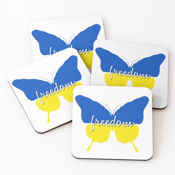Item preview, Ukrainian Flag Free Ukraine Butterfly designed and sold by emilypigou.