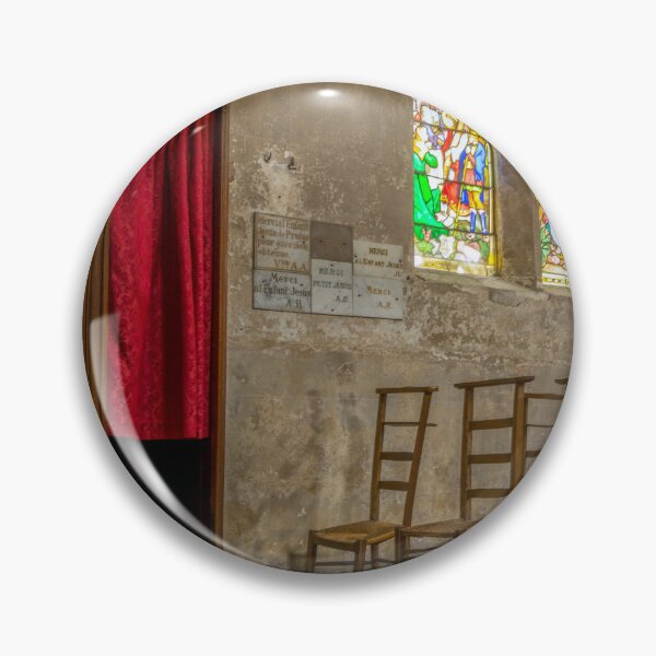 Item preview, Confessional With No Wait Under Stained Glass designed and sold by PsychoAlien.com.